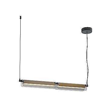 Maytoni Sospensione Moderna Flat 1 luce LED integrato ottone metallo vetro Maytoni Sospensione Moderna Flat 1 luce LED integrato ottone metallo vetro