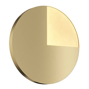 Maytoni Applique contemporanea Jupiter 1 luce LED integrato ottone alluminio