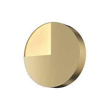 Maytoni Applique contemporanea Jupiter 1 luce LED integrato ottone alluminio