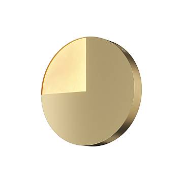 Maytoni applique contemporanea Jupiter 1 luce LED integrato ottone alluminio