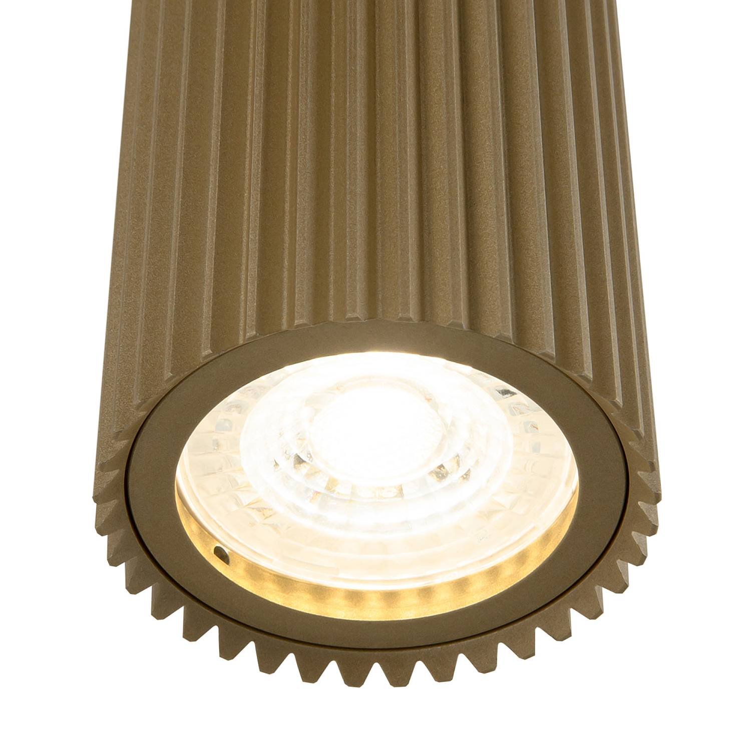 Applique Da Parete Moderno Dynamics Alluminio Oro 2 Luci Gu10 50W MOD326WL-02MG