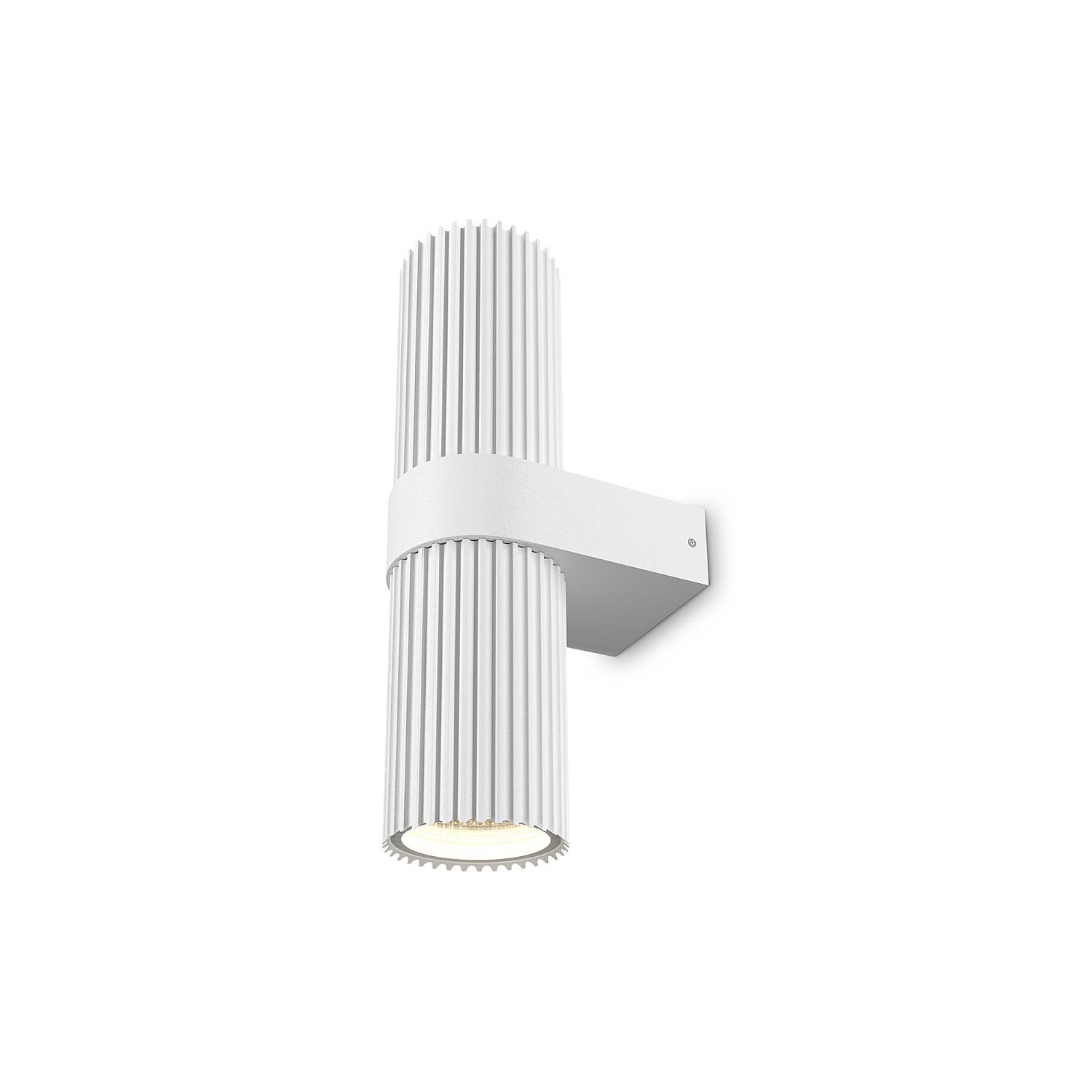 Applique Da Parete Moderno Dynamics Alluminio Bianco 2 Luci Gu10 50W MOD326WL-02W