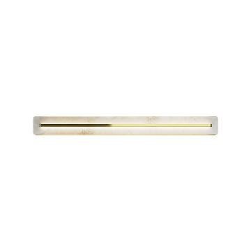 Maytoni Applique moderna Albatre 1 luce LED integrato ottone metallo vetro alabastro