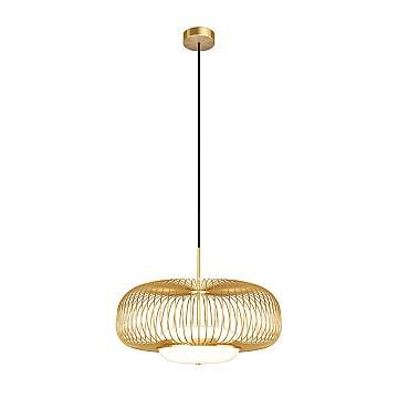 Maytoni Sospensione Contemporanea Levitation 1 luce LED integrato ottone metallo vetro