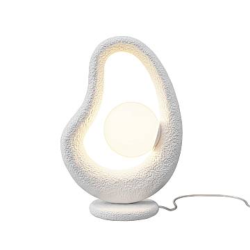 Maytoni Lampada da tavolo contemporanea Opus 1 luce G9 bianco cemento