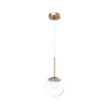 Lampadario A Sospensione Moderno Basic Form Luce G9 20W Metallo Oro Ip20