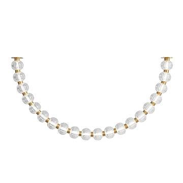 Maytoni Plafoniera Moderna Amulet 1 luce LED integrato oro metallo vetro Maytoni Plafoniera Moderna Amulet 1 luce LED integrato oro metallo vetro