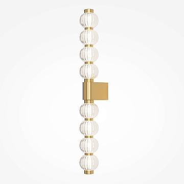 Maytoni Applique Moderna Amulet 1 luce LED integrato oro metallo vetro Maytoni Applique Moderna Amulet 1 luce LED integrato oro metallo vetro
