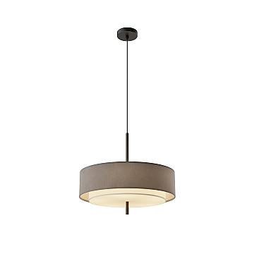Maytoni Lampadario contemporaneo Bergamo 5 luci E27 metallo nero diffusore tessuto Maytoni Lampadario contemporaneo Bergamo 5 luci E27 metallo nero diffusore tessuto