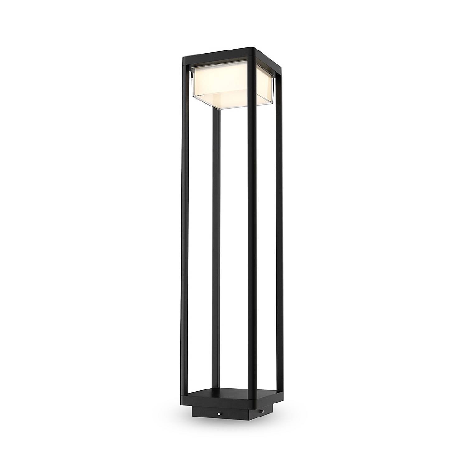 Lampada Da Terra Moderna Da Esterno Alluminio Nero Luce 10W Ip65 O021FL-L10B3K
