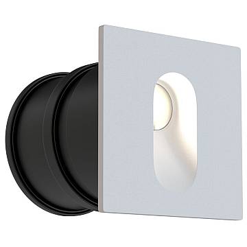 Lampada Da Parete Moderna Da Esterno Alluminio Bianco Luce Led 3W Ip54 Lampada Da Parete Moderna Da Esterno Alluminio Bianco Luce Led 3W Ip54