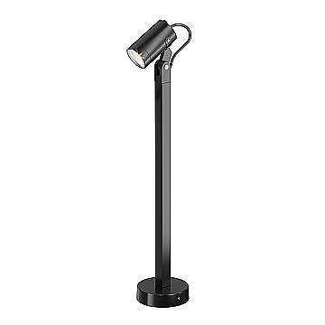 Lampada Da Terra Esterno Moderna Scope Alluminio Nero 1 Gu10 Ip65
