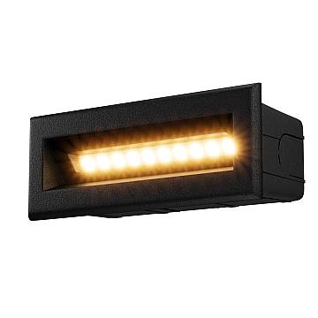 Segnapasso Da Esterno Moderno Bosca Led Integrato 5W Metallo Nero Ip65 Segnapasso Da Esterno Moderno Bosca Led Integrato 5W Metallo Nero Ip65