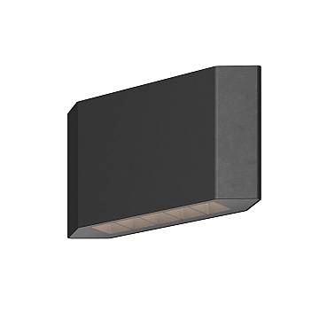 Applique Da Esterno Moderna Pull Led Integrato 8W Alluminio Grigio Ip54