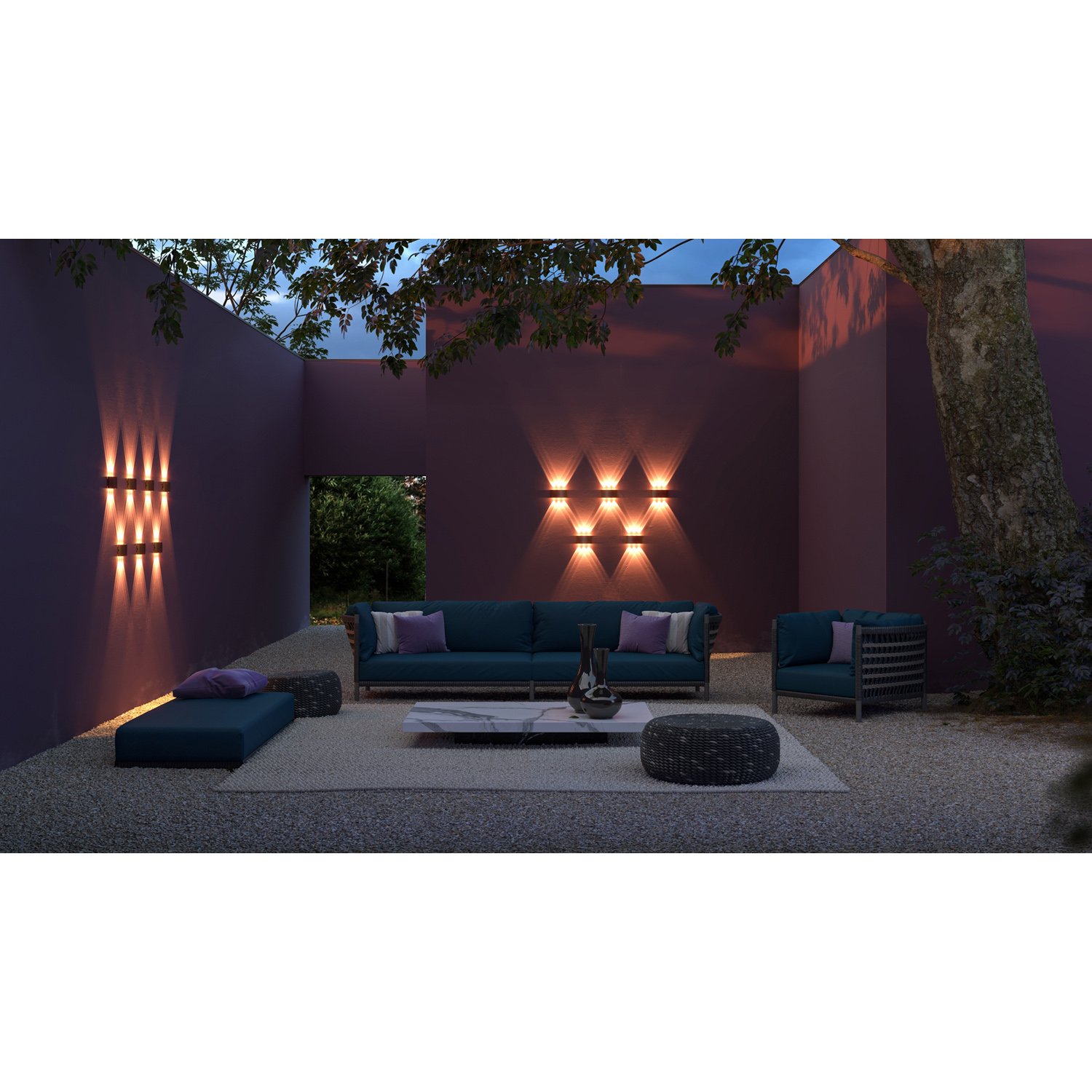 Lampada Da Parete Moderna Da Esterno Metallo Grigio Luce Led 4W Ip54 O417WL-L4GR3K