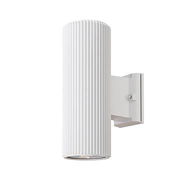 Lampada Da Parete Moderna Da Esterno Metallo Bianco Luce2E27 60W Ip54