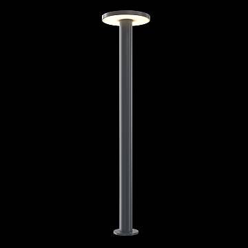 Lampada Da Terra Moderna Da Esterno Metallo Grafite Luce Led 12W Ip65 Lampada Da Terra Moderna Da Esterno Metallo Grafite Luce Led 12W Ip65