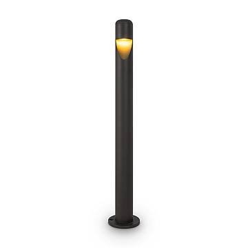 Lampada Da Terra Moderna Da Esterno Metallo Grafite Luce Led 5W Ip65