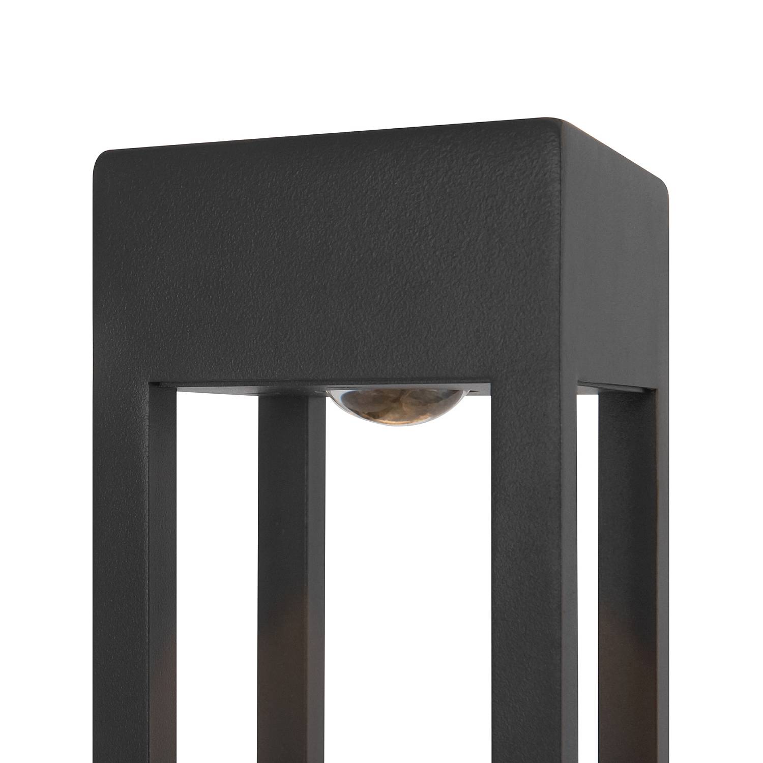 Lampada Da Terra Moderna Da Esterno Metallo Grafite Luce Led 10W Ip65 O424FL-L10GF