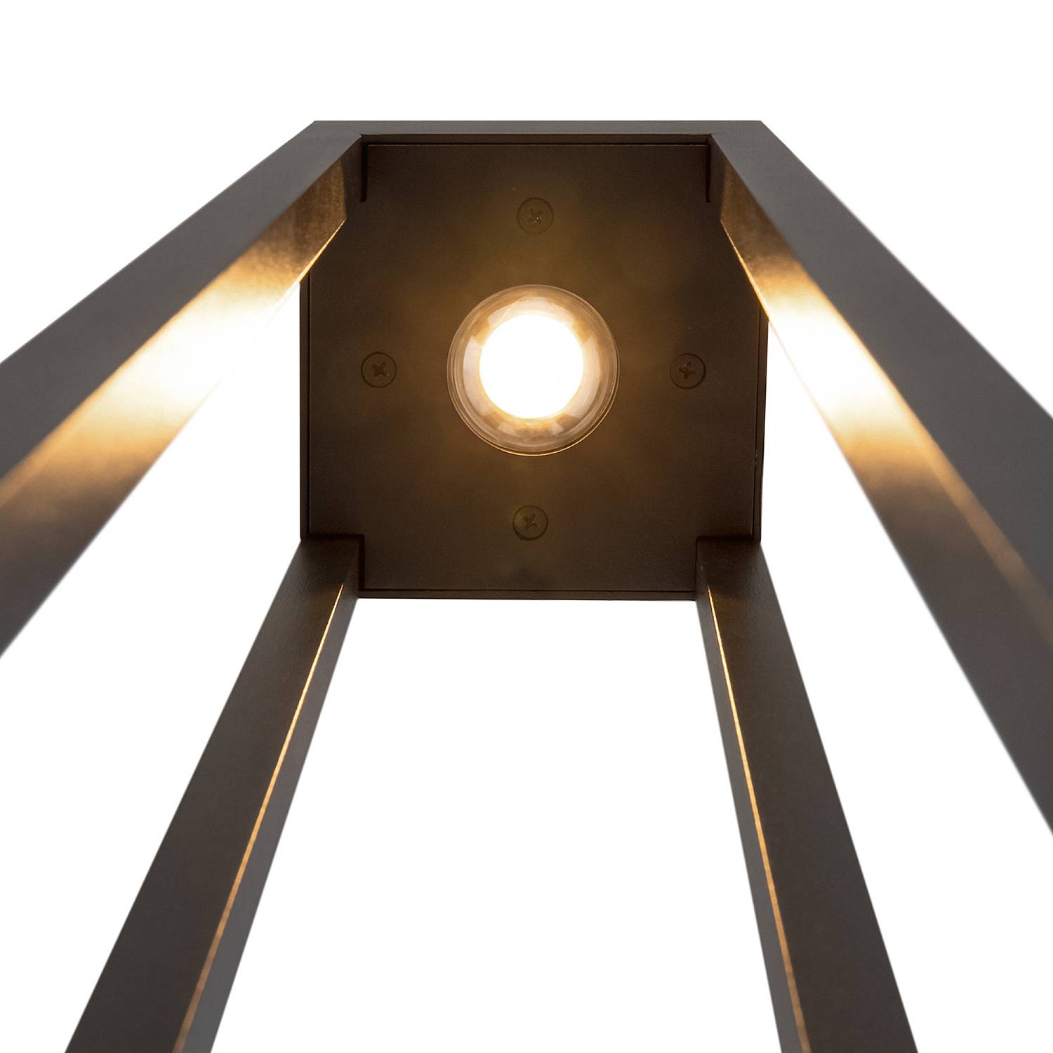 Lampada Da Terra Moderna Da Esterno Metallo Grafite Luce Led 10W Ip65 O424FL-L10GF