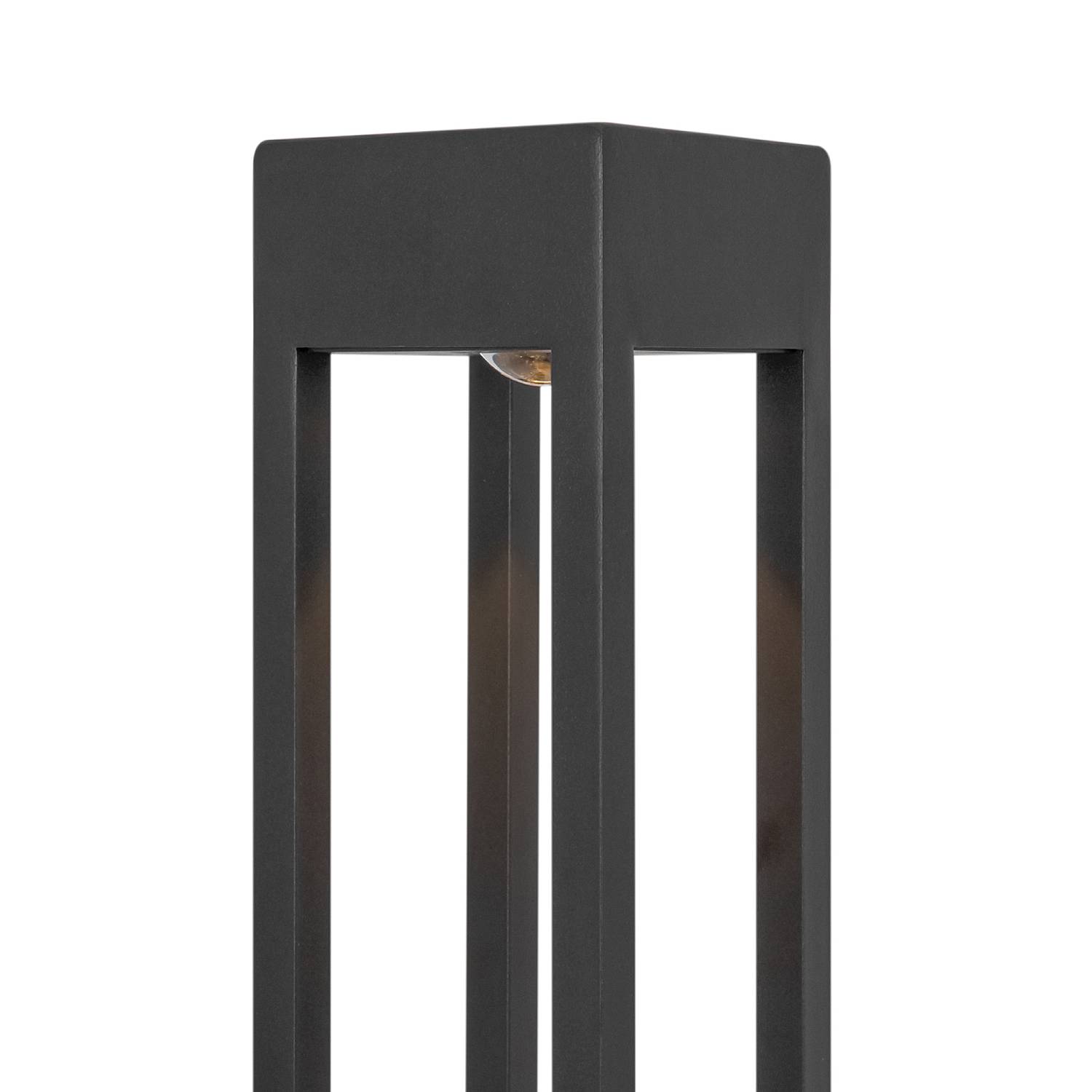 Lampada Da Terra Moderna Da Esterno Metallo Grafite Luce Led 10W Ip65 O424FL-L10GF