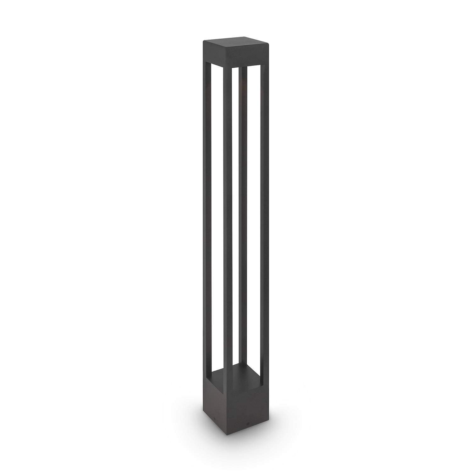 Lampada Da Terra Moderna Da Esterno Metallo Grafite Luce Led 10W Ip65 O424FL-L10GF