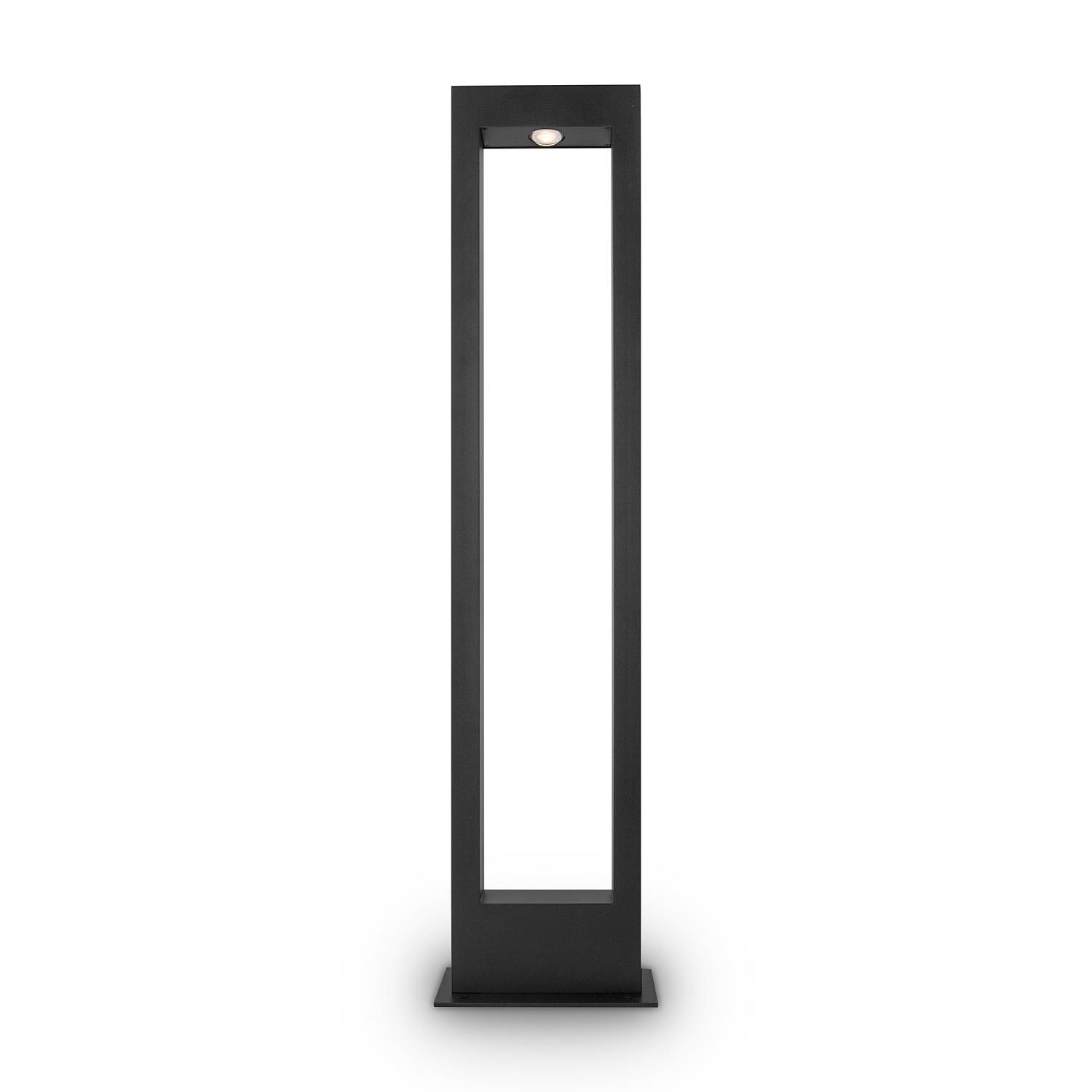 Lampada Da Terra Moderna Per Esterno Metallo Grafite Luce Led 10W Ip65 O425FL-L10GF