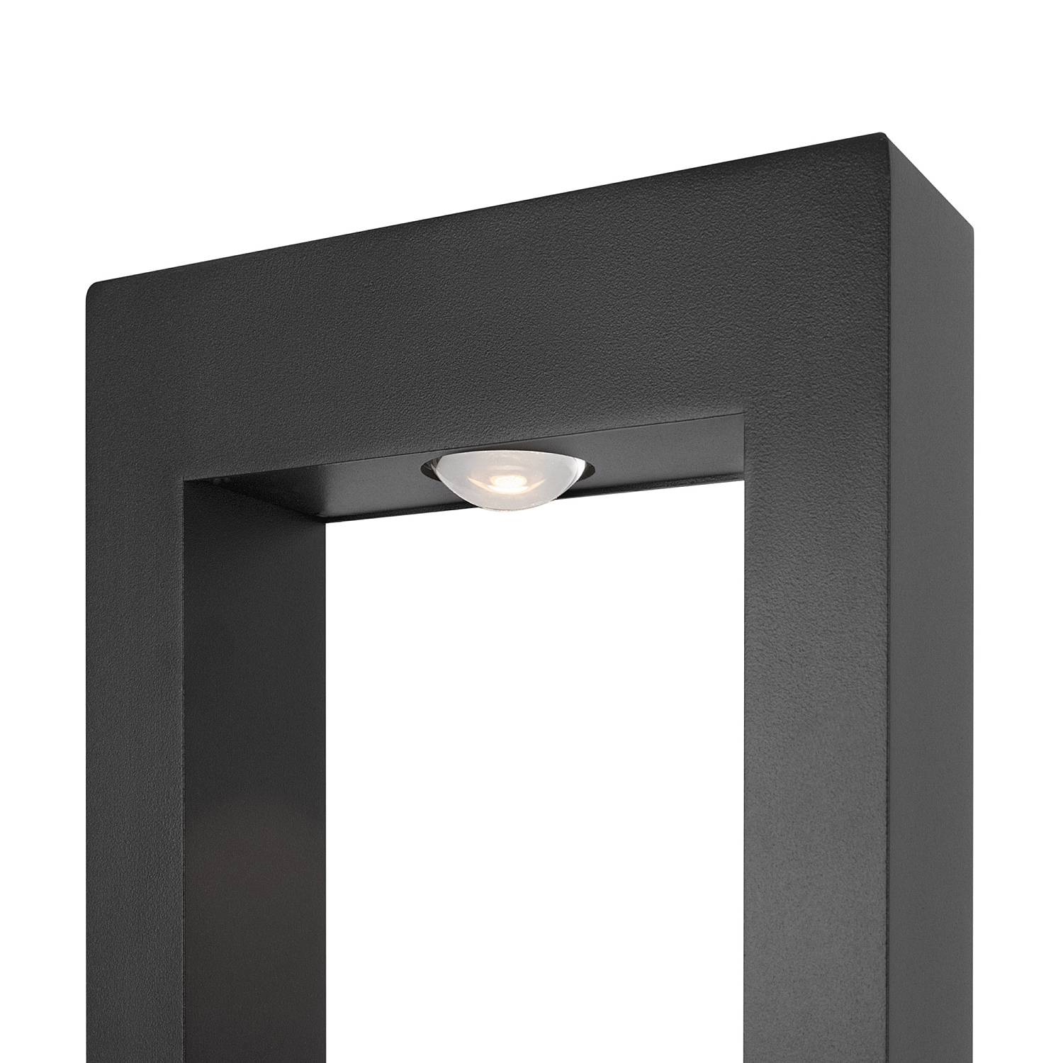 Lampada Da Terra Moderna Per Esterno Metallo Grafite Luce Led 10W Ip65 O425FL-L10GF