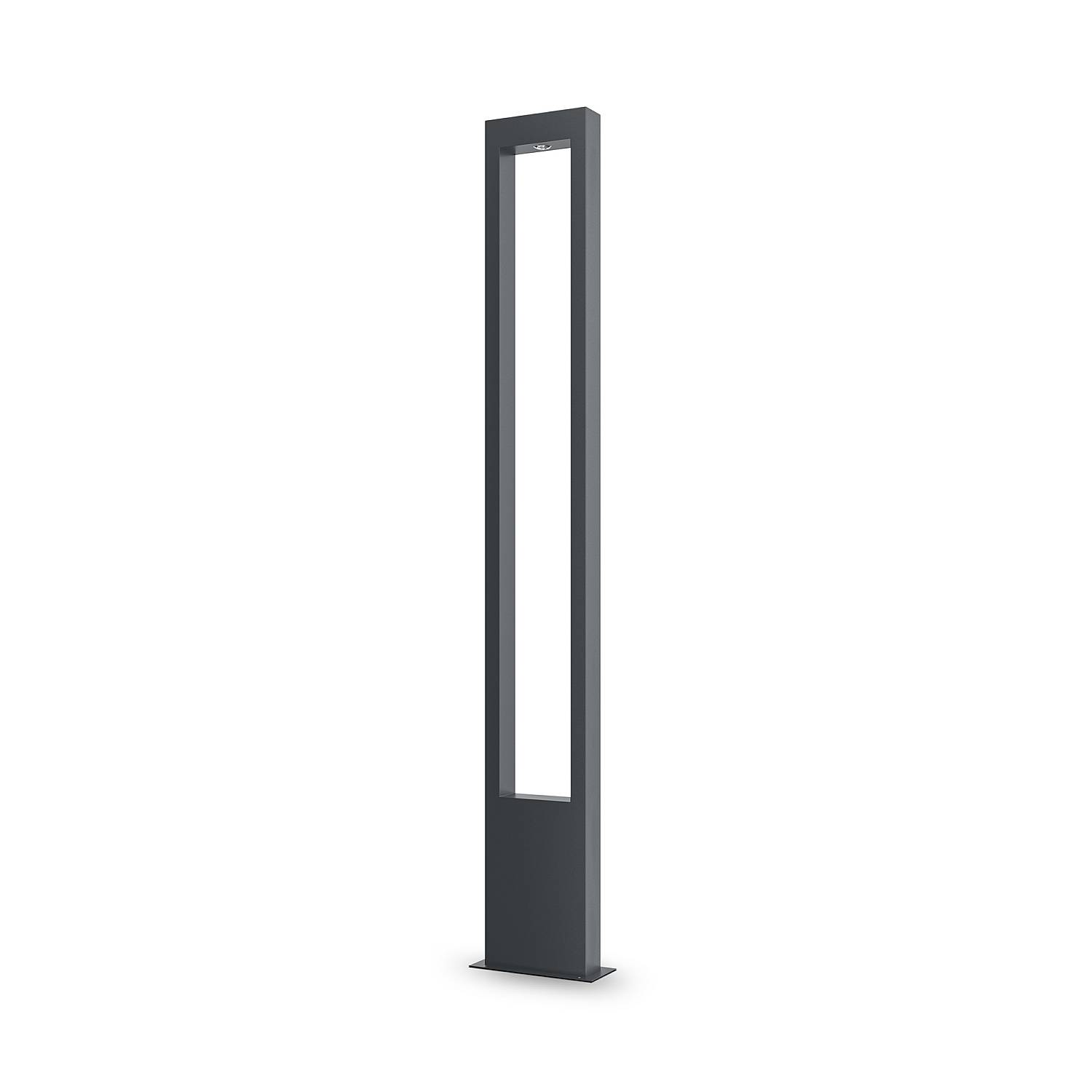 Lampada Da Terra Moderna Per Esterno Metallo Grafite Luce Led 20W Ip65 O425FL-L20GF