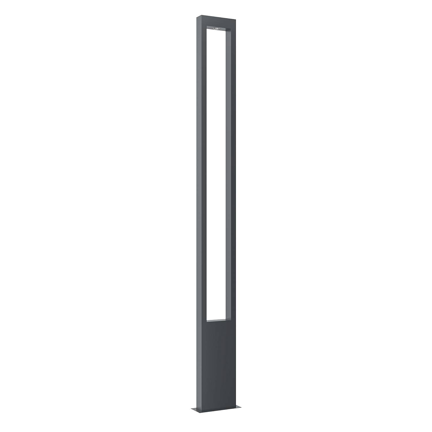 Lampada Da Terra Moderna Per Esterno Metallo Grafite Luce Led 25W Ip65 O425FL-L25GF