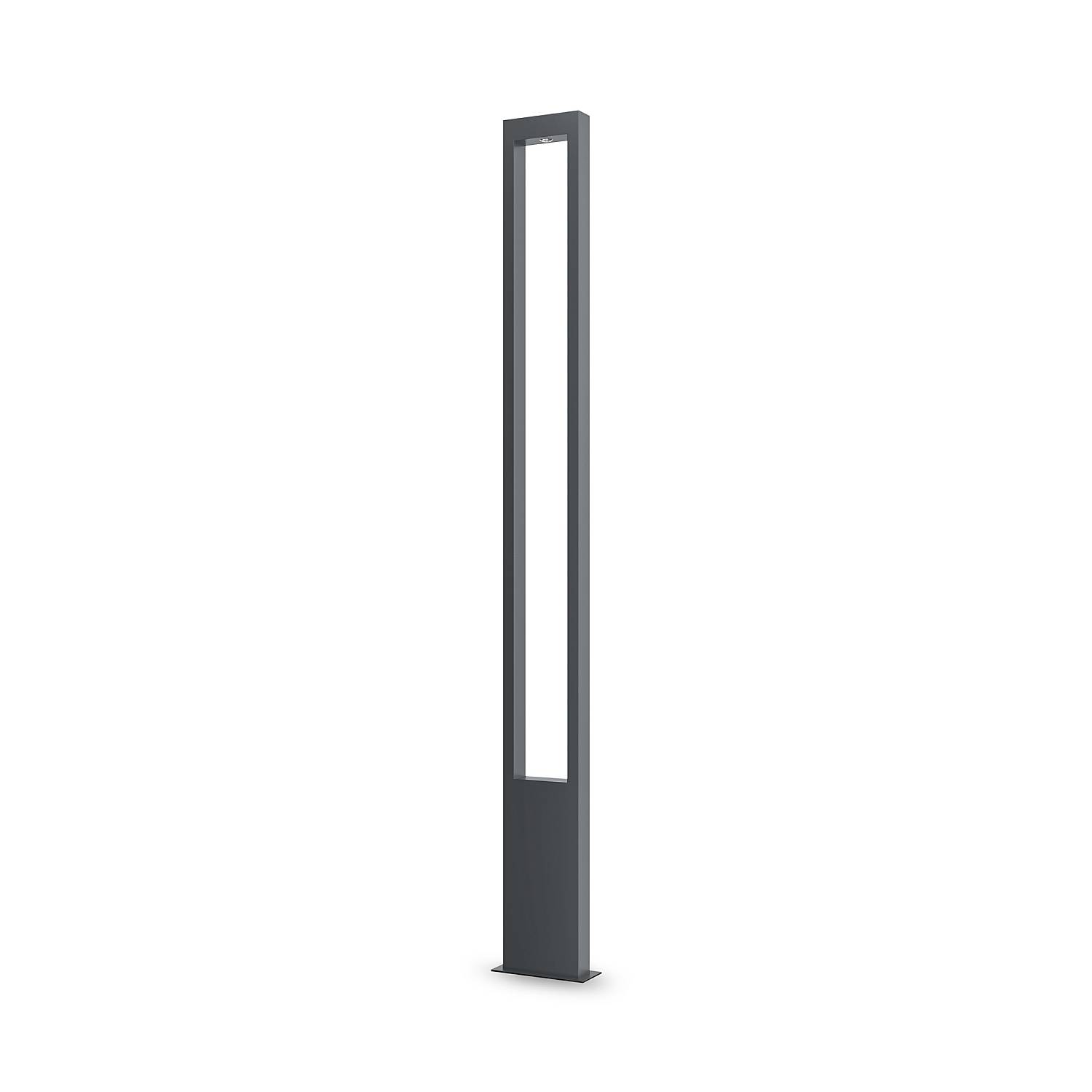 Lampada Da Terra Moderna Per Esterno Metallo Grafite Luce Led 25W Ip65 O425FL-L25GF