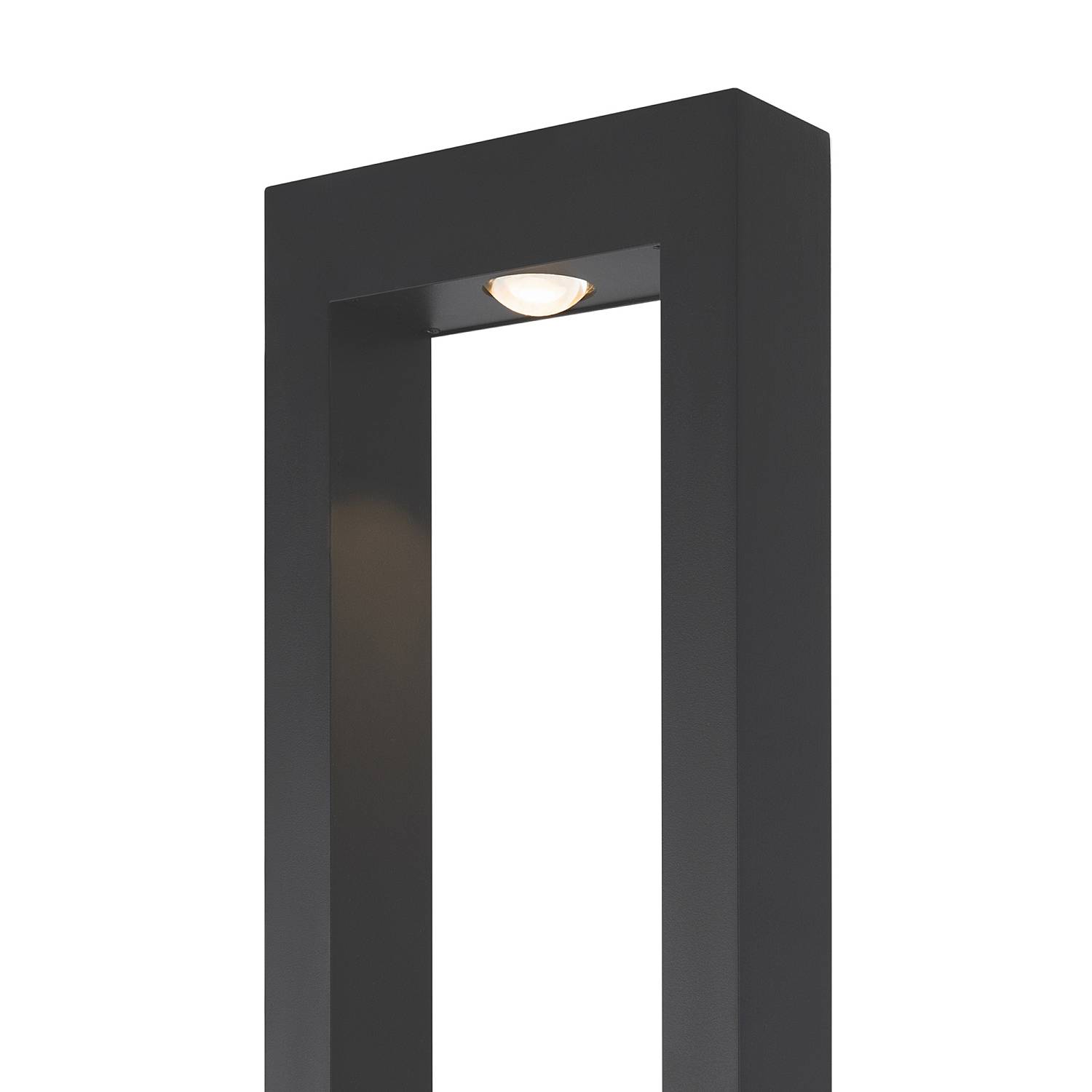 Lampada Da Terra Moderna Per Esterno Metallo Grafite Luce Led 25W Ip65 O425FL-L25GF