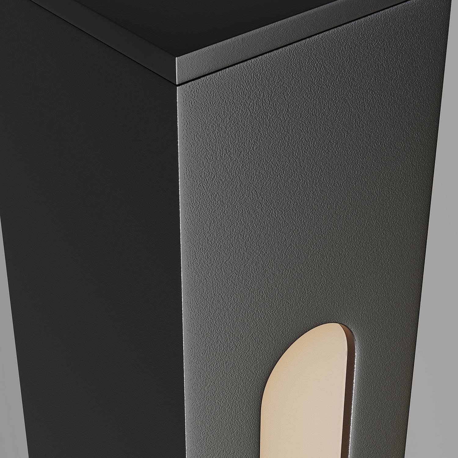 Lampada Da Esterno Moderna Pole Led Integrato 18W Alluminio Grigio Ip65 O440FL-L18GF3K