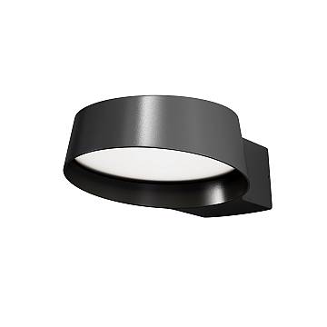 Maytoni Applique moderna Share 1 luce LED integrato IP54 grigio alluminio Maytoni Applique moderna Share 1 luce LED integrato IP54 grigio alluminio