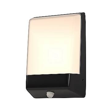 Maytoni Applique moderna Row 1 luce LED integrato IP44 grafite alluminio diffusore vetro opaco Maytoni Applique moderna Row 1 luce LED integrato IP44 grafite alluminio diffusore vetro opaco