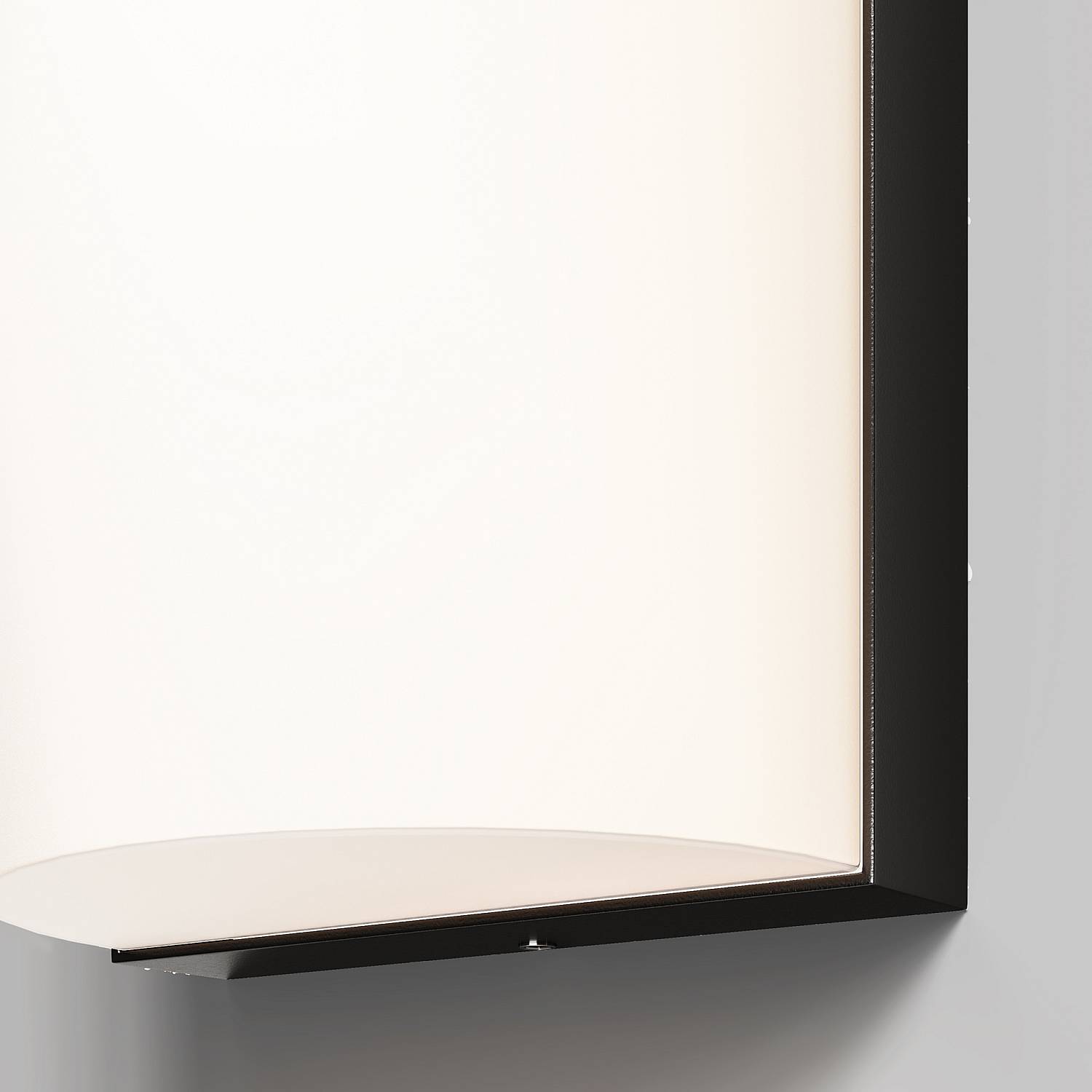 Applique Da Esterno Moderna Badd Luce Led 10W Alluminio Grigio Ip54 O454WL-L10GF3K1