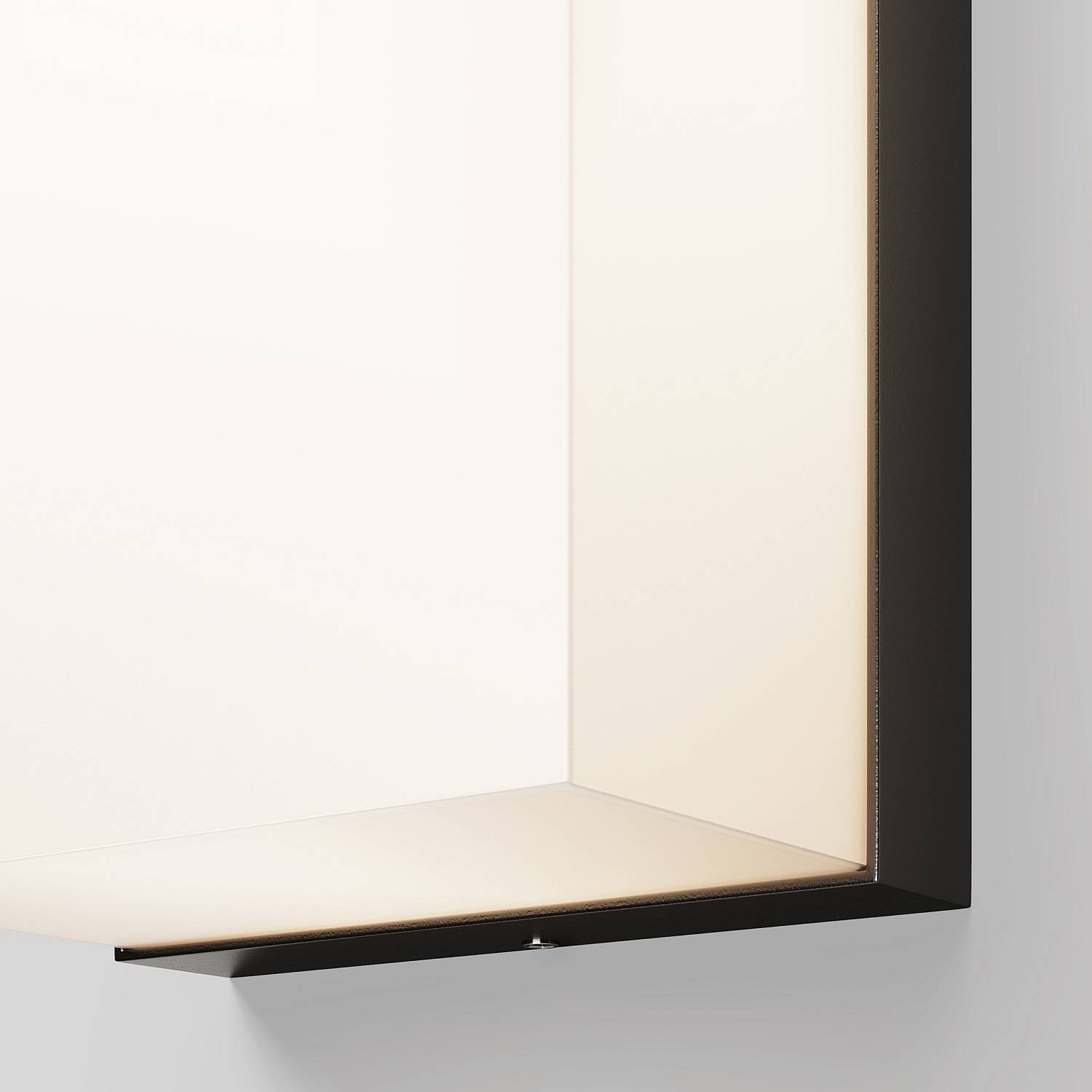 Applique Da Esterno Moderna Badd Led Integrato 10W Alluminio Grigio Ip54 O454WL-L10GF3K