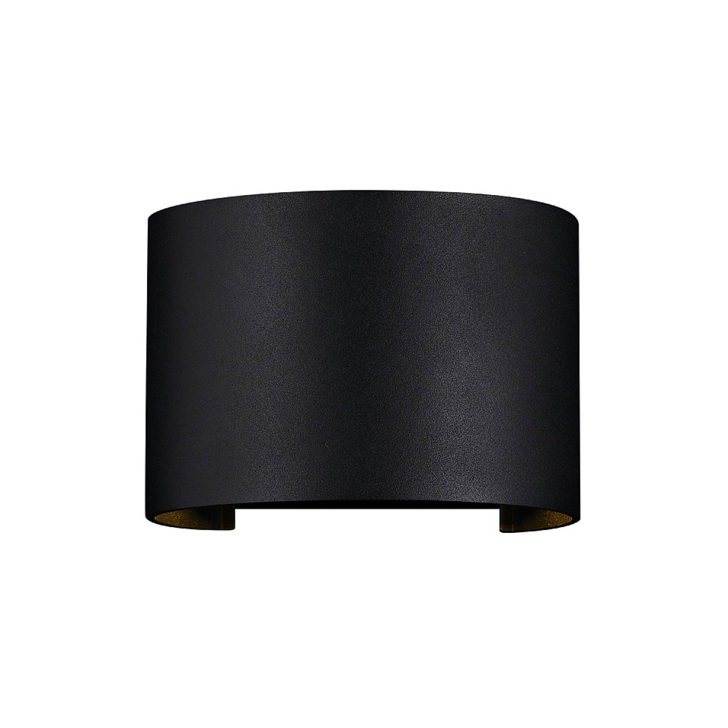 Lampada Da Parete Moderna Per Esterno Metallo Nero Luce Led 6W Ip54 O573WL-L6B