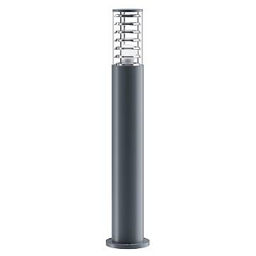 Maytoni Lampada da terra moderna Bronx 1 luce E27 IP54 grigio alluminio Maytoni Lampada da terra moderna Bronx 1 luce E27 IP54 grigio alluminio