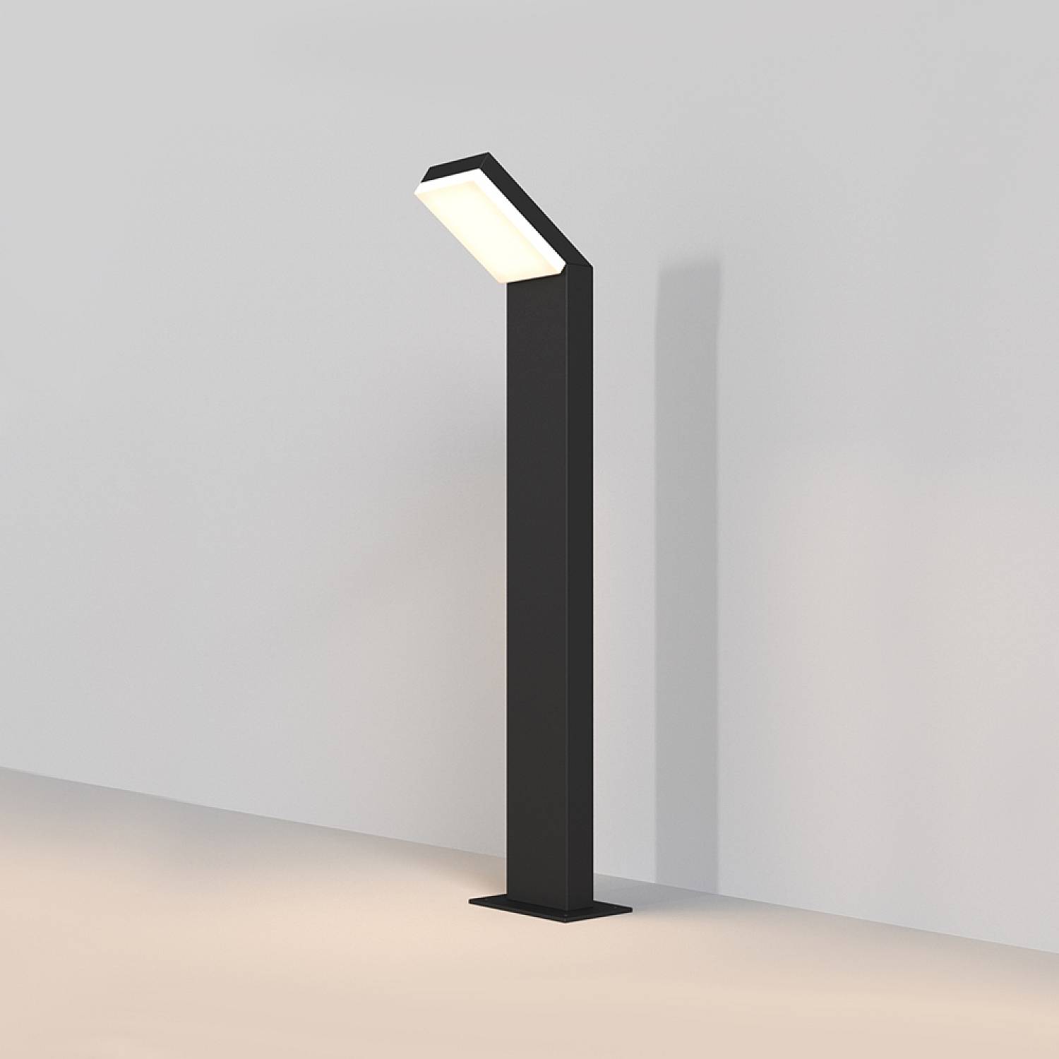 Lampada Da Terra Moderna Da Esterno Alluminio Nero Luce Led 12W Ip54 O595FL-L12B3K