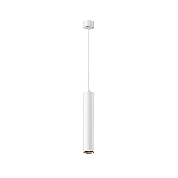 Lampadario Moderno Focus Led Alluminio Bianco Led Integrato 12W Ip20 4000K