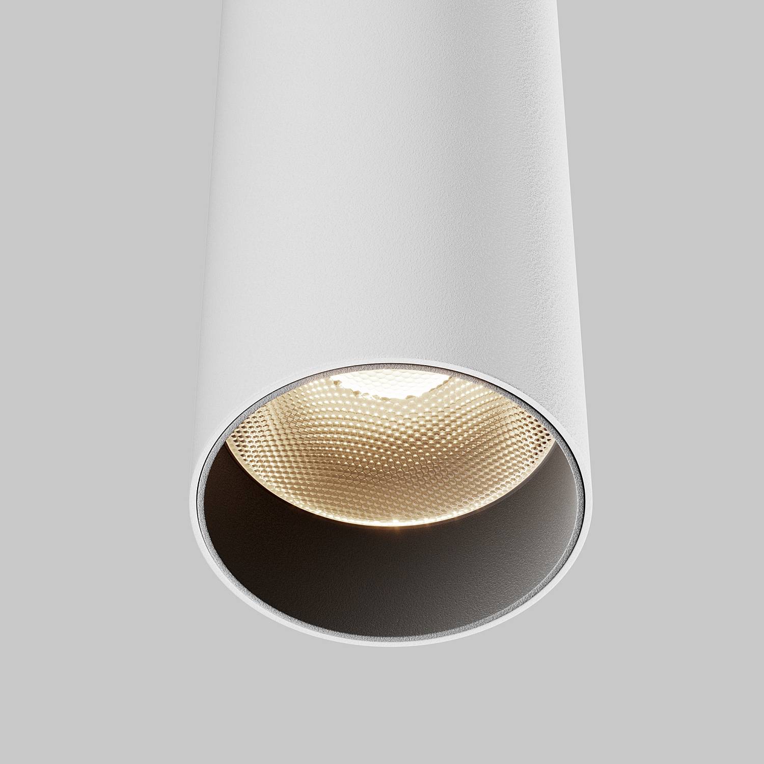 Lampadario Moderno Focus Led Alluminio Bianco Led Integrato 12W Ip20 4000K P072PL-L12W4K-1