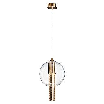 Maytoni Sospensione contemporanea Flusso 1 luce GU10 bronzo metallo vetro