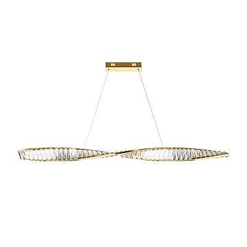 Maytoni Lampadario Moderno Krone 1 luce LED integrato ottone metallo cristallo Maytoni Lampadario Moderno Krone 1 luce LED integrato ottone metallo cristallo