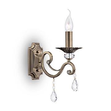 Maytoni applique contemporanea Grace 1 luce E14 ottone metallo Maytoni applique contemporanea Grace 1 luce E14 ottone metallo