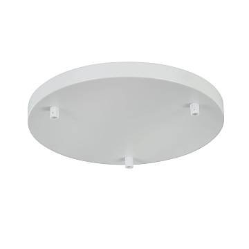 Maytoni Rosone moderno Universal base 1 luce metallo bianco rotondo