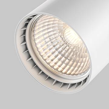 Maytoni Faretto Moderna Unity Vuoro 1 luce LED integrato bianco alluminio Maytoni Faretto Moderna Unity Vuoro 1 luce LED integrato bianco alluminio