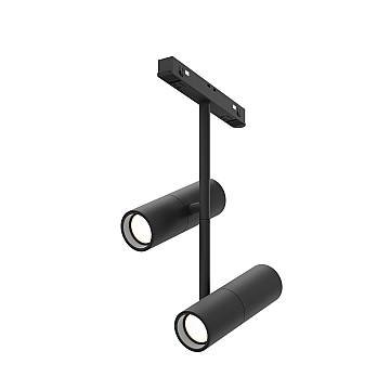 Maytoni Lampada da Binario moderna Exility Elti Duo 1 luce LED integrato nero alluminio