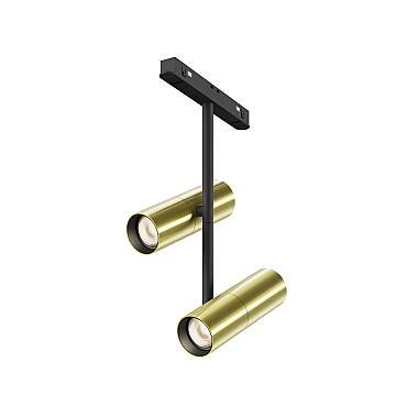 Maytoni Lampada Da Binario Moderna Exility Elti Duo 1 Luce LED Integrato Nero Alluminio