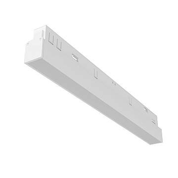 Maytoni Lampada da binario moderna Exility Basis 1 luce LED integrato bianco alluminio Maytoni Lampada da binario moderna Exility Basis 1 luce LED integrato bianco alluminio